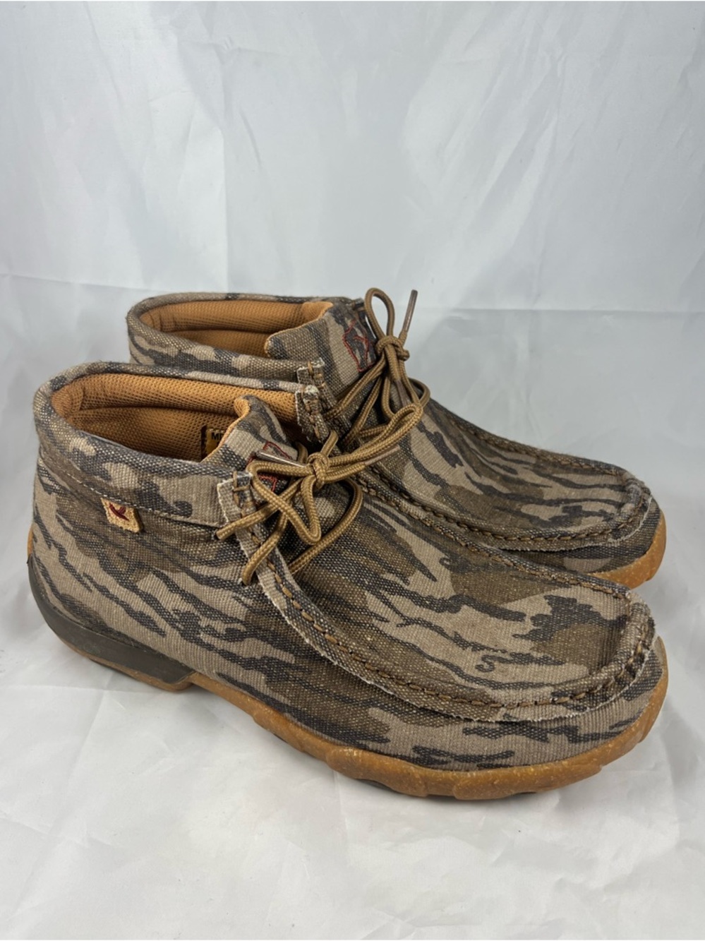 Twisted X Casual Shoes Mens Size 8.5 Chukka EcoTWX Mossy Oak Camo MDM0082